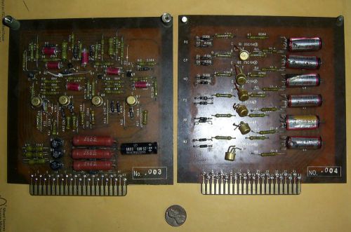 1960s Vintage Hitachi 2 PCB Assemblies #003(CU-051-1A) &amp; 004(CU-052-1)