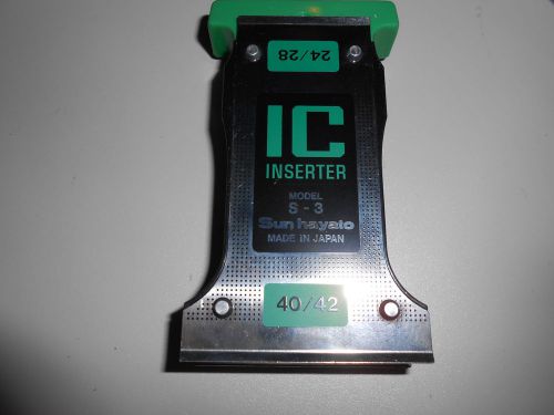 INTEGRATED CIRCUIT INSERTER -- S-3 -- FOR PINS 24-28-40-42