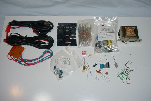 electronic parts-transformer-- test cables---misc resistors and other--new