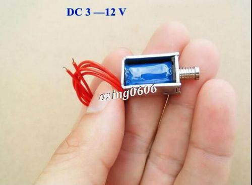 4pcs MINI DC3-12V Push Pull Type Solenoid Electromagnet DC Micro Solenoid