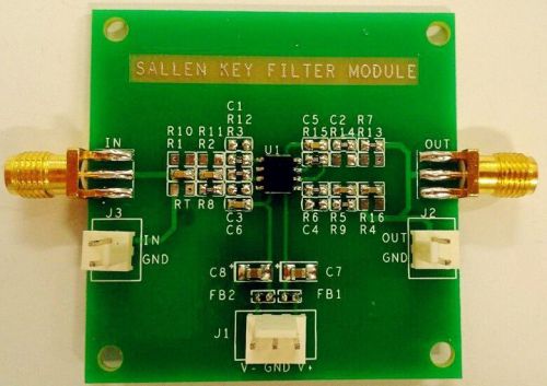 New Fourth-order Active low-pass Filter Module / Signal Conditioning Modules