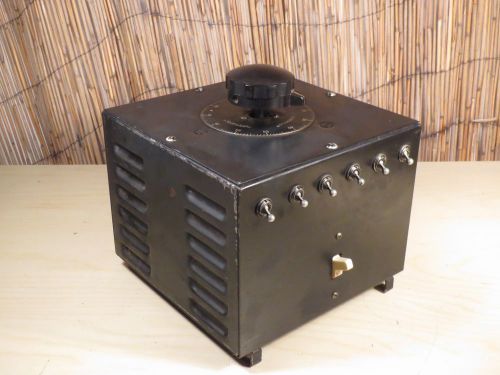 Vintage powerstat variable model 6 outlet master switch great condition variac