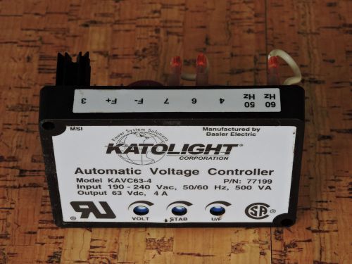KATOLIGHT REGULATOR VOLTAGE KAVC63-4UL KAVC63-4 77199 AUTOMATIC CONTROLLER