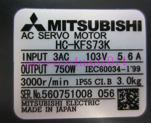 NEW Mitsubishi Servo Motor HC-KFS73K  2 month warranty