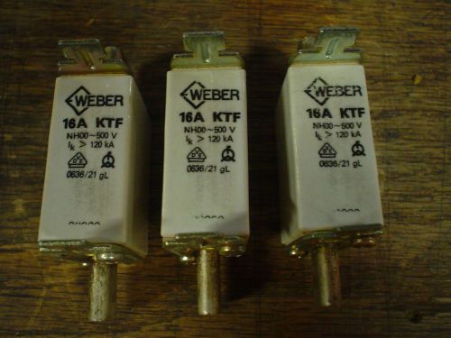 Used Weber fuse 16A KTF - 60 day warranty