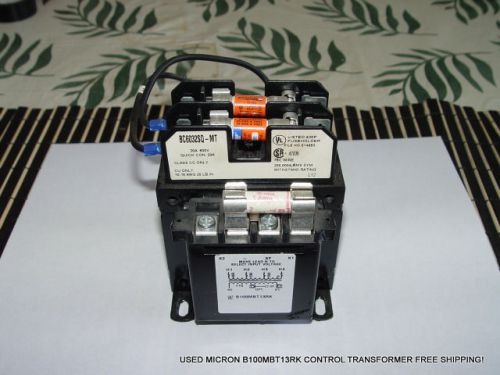 Used micron b100mbt13rk control transformer free shipping! for sale