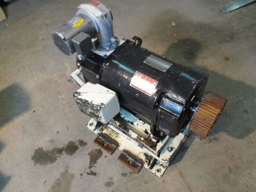 Ge 20hp kinamatic direct current motor w/ baldor  ac fan motor #825912 used for sale