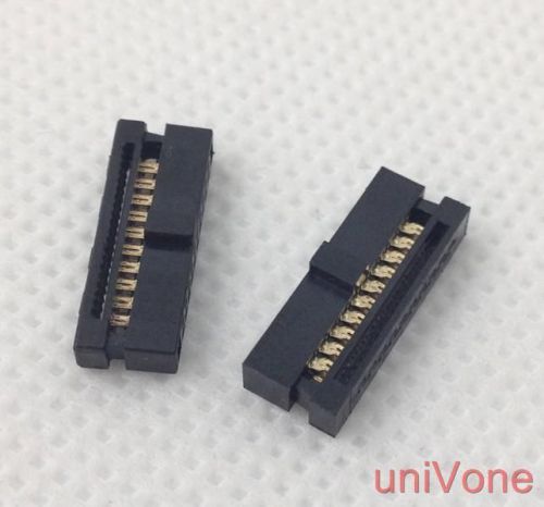 5pcs 1.27mm(.050&#034;) idc socket 2x10 array 20pin flat cable connector for sale