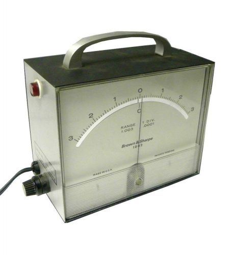 Brown &amp; sharpe 1002 indicator meter with gauge for sale