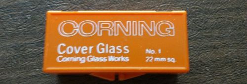 Corning Cover Glass Works  22 mm. Sq No. 1
