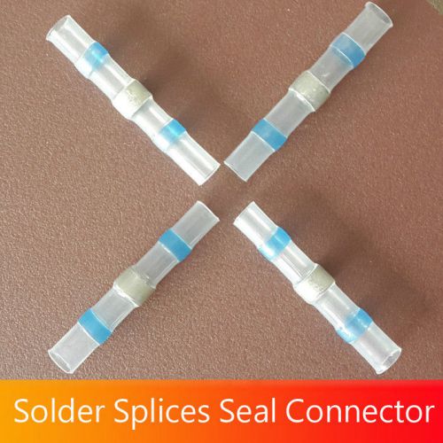 50x solder and seal - adhesive-lined heatshrink butt connectors 16-14awg for sale