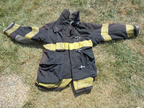 Vintage Firefighter Coat  / Turnout Gear Size 42  MCGUIRE Air Force Base /GLOBE