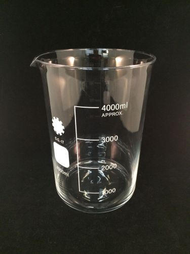 G.G-17 4000mL Glass Beaker
