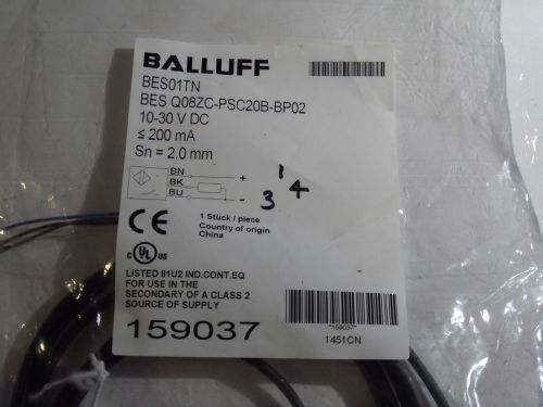 BALLUFF BES Q08ZC-PSC20B-BP02 Inductive Sensor