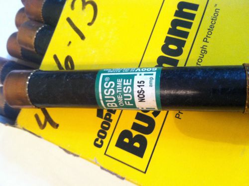 Bussmann NOS-15 Fuse 15 AMP BUSS