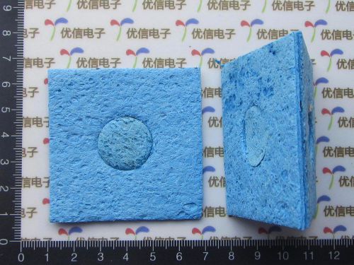 5pcs electric iron high-temperature cleaning sponge remove tin 6*6cm for sale