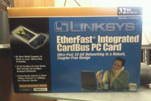 LINKSYS ETHERFAST INTEGRATED CARDBUS PC CARD MODEL (PCM200 VER.2.0)