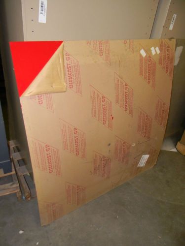 Select 48&#034; x 48&#034; x 1/8&#034; opaque red acrylic sheet for sale
