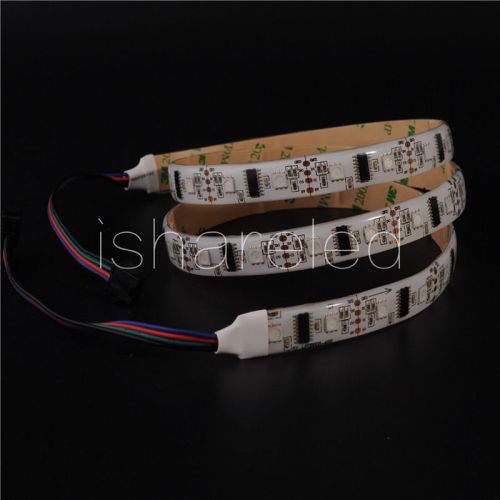 3m LPD8806 32LED/M 5050 RGB Full Color Pixel LED Strip white PCB Light DC5V IP65