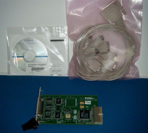 *Tested* National Instruments NI PXI-8420/8 8-Port Serial RS232 Kit