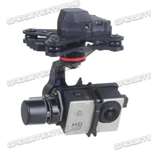 HMG YI3D 3-Axis Brushless Gimbal Camera Mount for Xiaomi YI Sports Cam SJ4000