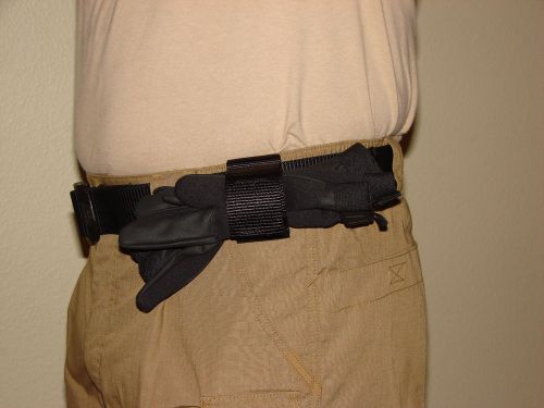 Swat police security sav-a-jake nylon glove holder horizontal carry for sale