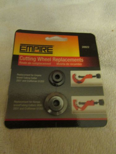 EMPIRE TUBING CUTTER REPLACEMENT CUTTING WHEELS 28922 FOR EMPIRE # 2831