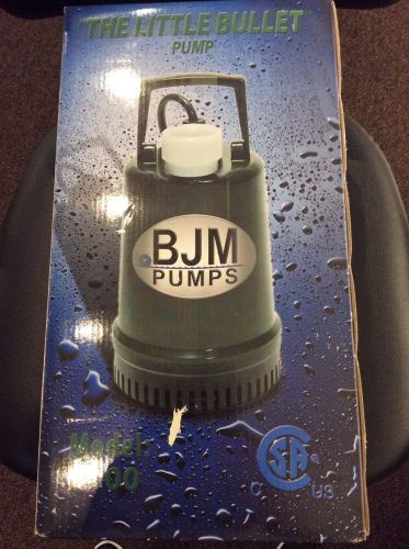 BJM R100-115 Submersible Pump 110V, NEW