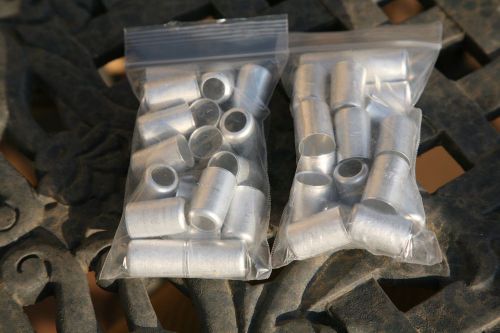 Aluminum hose ferrules, size-0.575, 40 pack for air &amp; water hose for sale