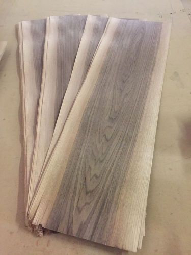 Wood veneer walnut 10x40 22pcs total raw veneer &#034;exotic&#034; wal5 9-17-15 for sale