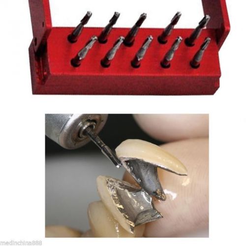 2016NEW Dental Tungsten Steel drills/burs For High speed Handpiece FG-1957 10pCs