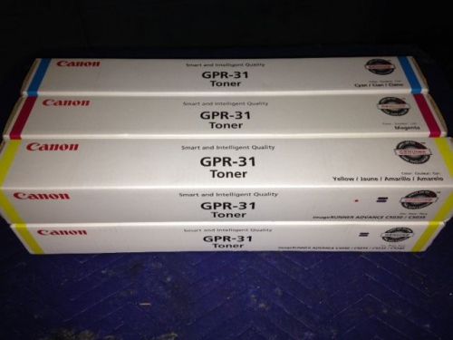 Canon GPR-30 Imagerunner Advance Series Color Copier Toner CMY Lot of 6 NEW OEM