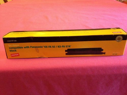Panasonic KX-FA 93 Black Fax Ribbon Cartridge Staples