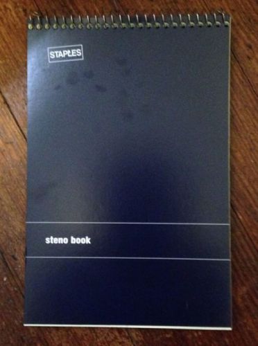 Spiral Steno Book Wide-Ruled Notebooks Notebook Kids School Office Blue
