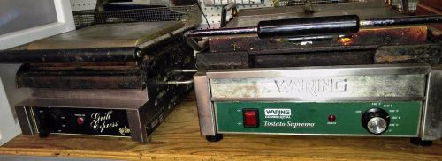 Waring Tostato Supremo &amp; Star Grille Express Panini Grills, Commercial