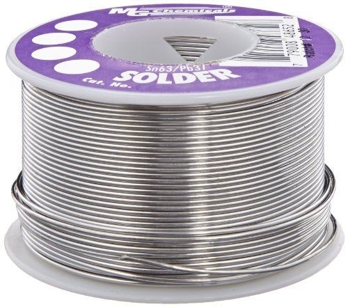 Mg chemicals 4860 series sn63/pb37 no clean leaded solder, 0.032&#034; diameter, 1/2 for sale