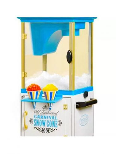 Snow Cone Machine Shaved Ice Maker Cart Shaver Crusher Concession Party Slush