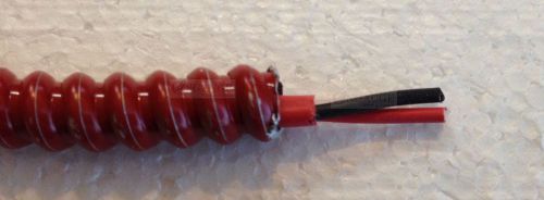 12/2 mc fire alarm cable aia armor red fplr 100 feet for sale
