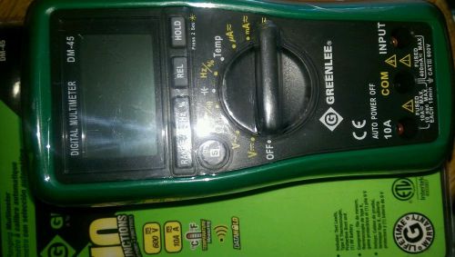 Greenlee DM-45 Digital Multimeter, 600 Volt