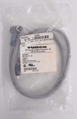 Turck RKC WKC 577-1M U7736-1 Eurofast DeviceNet Cable Female / Female 5-pin 1m