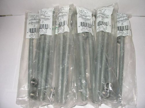 (20) galvanized  carriage head bolts with nuts 1/2&#034;  x 10&#034; - 20/pcs for sale