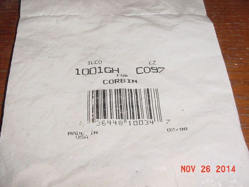 Locksmith nos 5 key blanks ilco brand 1001gh co97 for corbin locks nip viintage for sale