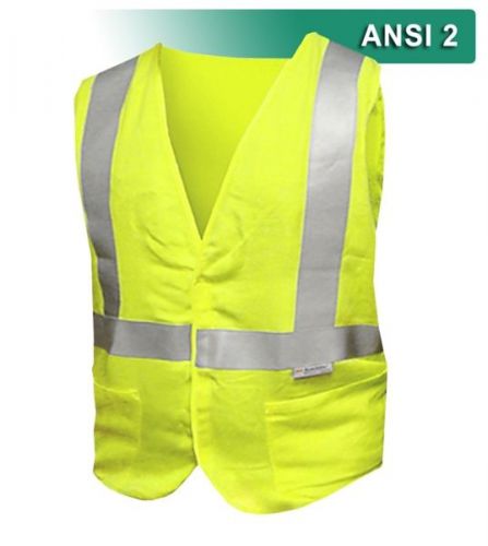 Reflective apparel factory fr safety vest hi visibility ansi 2 vea-500-fr for sale