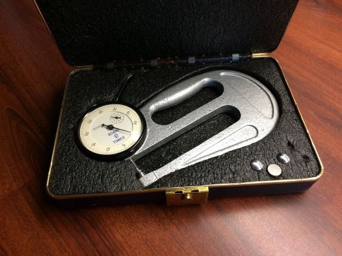 Vintage Scherr Tumico Dial Thickness Gauge .0005 Precision