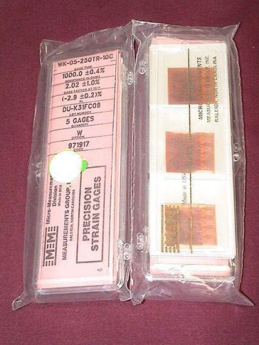 Micro Measurements Vishay Strain Gages WK-05-250TR-10C 5 pack tee rosette