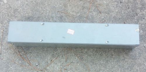 Wire way - trough duct  4&#034; x 4&#034; x 24&#034; with knock outs and with end caps for sale