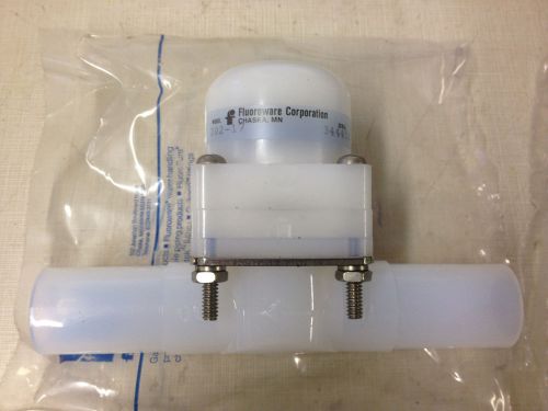 New fluoroware model 202-17 teflon diaphragm valve 2-way for sale