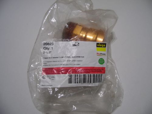Viega pro press 20823 2 1/2 copper xl c adaptor c x m npt epdm seal for sale