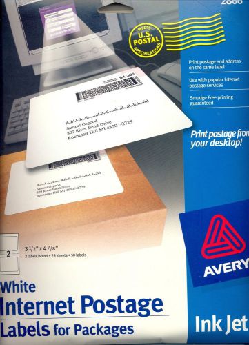 Avery 2866 Internet Postage Labels &gt; 3 packages of 50