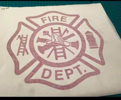 10 X10 Fire Fighter Window Decal